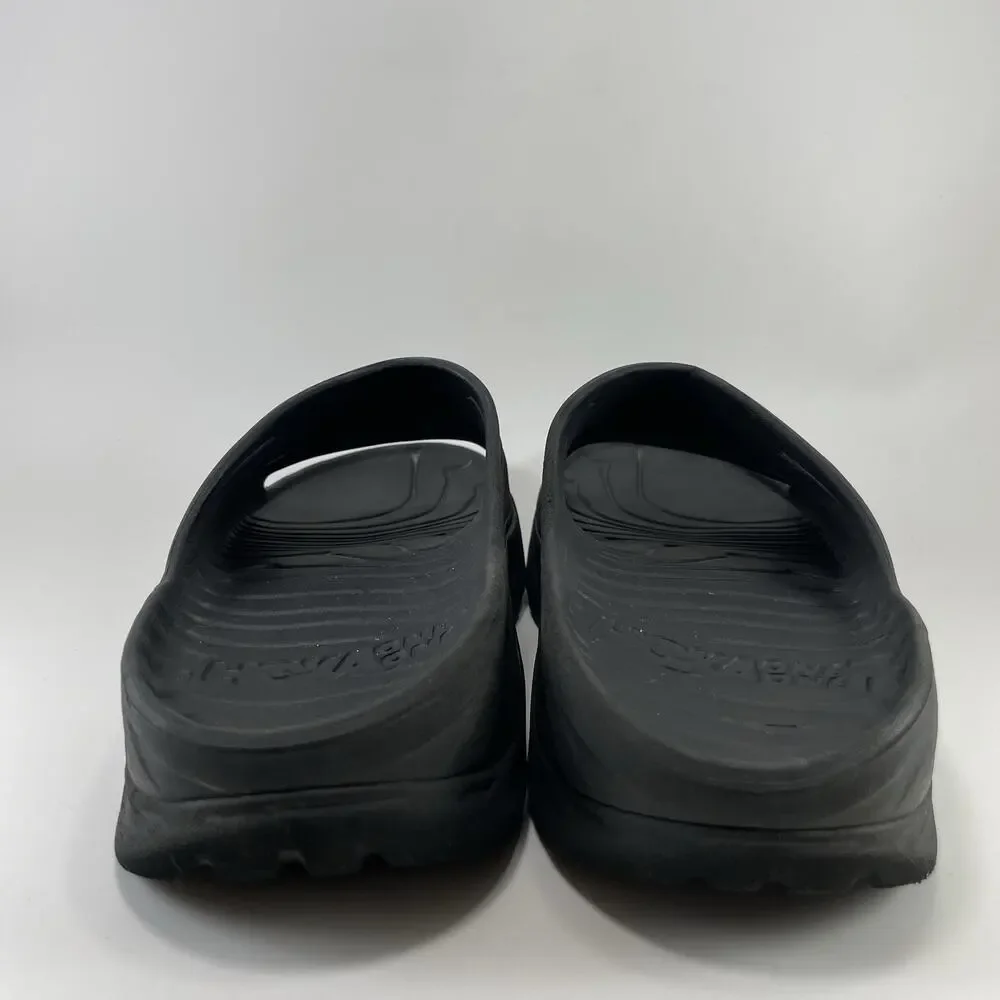 Hoka One One Ora Recovery Slide 2 Mens Size 13 Black Black Sandals